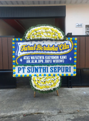 Papan Bunga Duka di Kandis